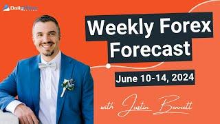 Weekly Forex Forecast For June 10-14, 2024 (DXY, EURUSD, GBPUSD, XAUUSD, AUDCAD)