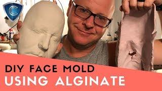 DIY Face Cast and Mold using alginate