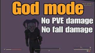God mode in fallout 76 - No fall damage - No PVE damage