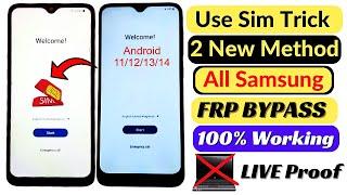 Finally No *#0*# 2024 New Method | Samsung FRP Bypass Android 13/14 Google Account Remove | Adb Fail