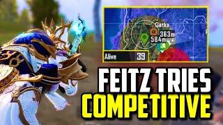 FEITZ PLAYS COMPETITIVE SCRIMS WITH PMCO TEAM!! | PUBG Mobile