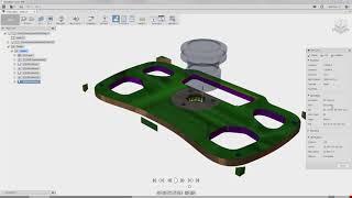 Toolpath simulation - Autodesk Fusion 360 Integrated CAD/CAM/CAE