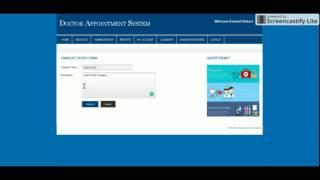 Doctor Appointment System | PHP and MySQL Project Source Code | PHP MySQL CRUD Project