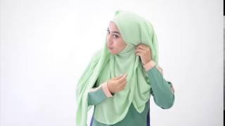 TUTORIAL KATE PLAIN SHAWL by IMAAN BOUTIQUE No 3