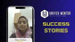 Masira Siddiqui's Internship Experience at Unified Mentor