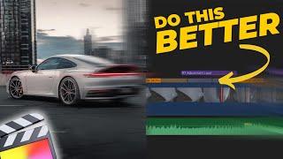 How To EDIT CAR VIDEOS Using SPEED RAMPING In Final Cut Pro!!