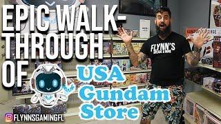 2019 USA Gundam Store (Daytona Beach, Fl) Walk Through with Flynn's Arcade & More #gunpla #gundam