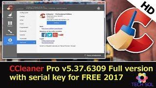 CCleaner professional Plus with serial key for FREE 2017[100% Working]