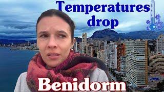 Arctic Cold Hits Benidorm Town 