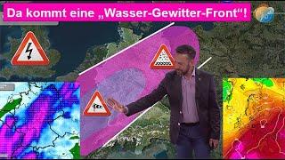 Unwetter-Front von Samstag auf Sonntag: schwere Gewitter mit viel Wasser & Sturm! + Hauptlauf heiß!