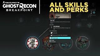 Ghost Recon Breakpoint - All Skills and Perks (SHOWCASE)