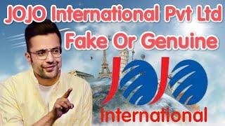 JoJo International | JoJo International Pvt Ltd Fake hai | JoJo International Consultancy