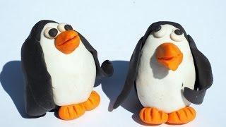 Pingwin z plasteliny jak ulepić krok po kroku? Penguin play doh / how to make penguin