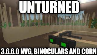 Unturned 3.6.6.0 Update: Night Vision Goggles, Binoculars, Corn