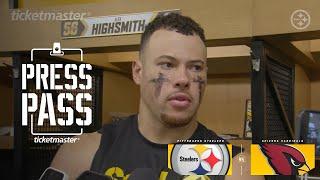 Press Pass: Jones, Moore Jr, Highsmith, Heyward on Week 13 loss to Cardinals | Pittsburgh Steelers