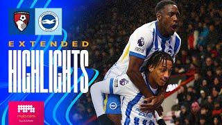 EXTENDED HIGHLIGHTS | Bournemouth v Brighton | Premier League