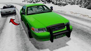 Thrilling Freeroam Adventures : Ford Crown Victoria Domination in BeamNG Drive