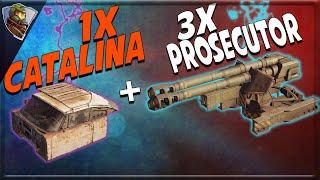 Bonus FOR EVERY volley! • Crossout • Catalina + 3 Prosecutor Cannons