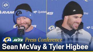 Sean McVay & Tyler Higbee Postgame Press Conference Following Win Over Jets