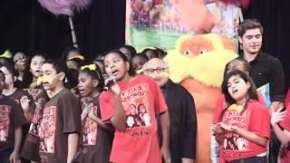 Zac Efron, Danny DeVito & PS22 Chorus @ LORAX Read Across America Event