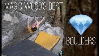 Magic Wood's BEST Boulders • New Base Line 8B+ and Riverbed 8B