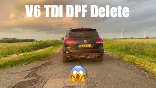 VW Touareg V6 TDI Custom DPF Delete 0-60 Exhaust Sound Revs Acceleration Startup Noise Straight Pipe