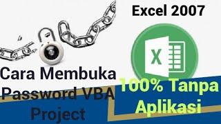 cara membuka password VBA Project, MUDAH, CEPAT DAN 100% AKURAT terbuka