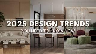 2025 Interior Design Trends You NEED TO KNOW NOW!