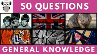 General Knowledge Quiz Trivia #156 | 50 Questions | Do You Know | Pub Quiz #quiz #trivia