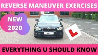 Reverse bay parking - Reverse parallel parking - Emergency Stop - All the maneuvers in one video