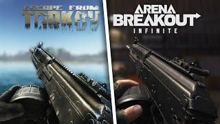 Arena Breakout: Infinite vs Escape from Tarkov - Weapons Comparison