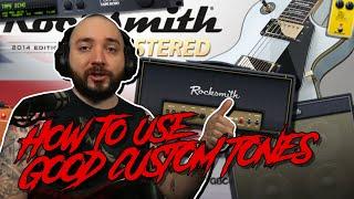 My ROCKSMITH 2014 Custom Tones | How to Save Custom Guitar Tones in Rocksmith 2014 Remastered