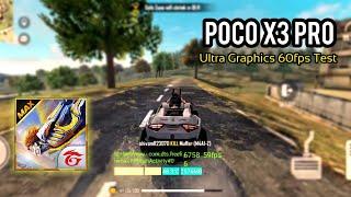 Poco X3 Pro: FREEFIRE MAX | Ultra 60Fps Graphics FPS Test