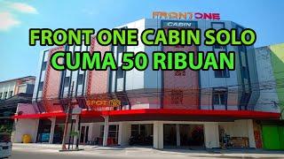 FRONT ONE CABIN SLAMET RIYADI SOLO CUMA 50 RIBUAN, HOTEL MURAH DI SOLO COCOK UNTUK BACKPACKER