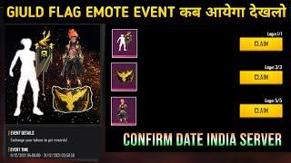 Guild Flag Emote Event Free Fire | Free Fire Guild Flag Emote Redeem Code | Free Fire New Event 2022