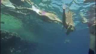 YOUNG TEEN UNDER WATER CAM SLOW MOTION