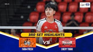 FARM FRESH vs. CHERY TIGGO | SET 3 HIGHLIGHTS | 2024-25 PVL ALL-FILIPINO CONFERENCE | MARCH 11, 2025