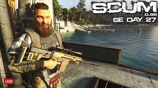 Can't take our foot off the gas now!!! - S.E. Day 27 - SCUM 0.95 - Live Stream - Road To 1k Subs