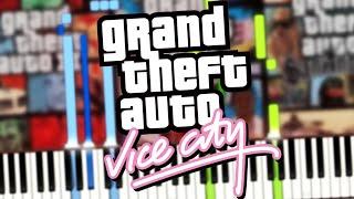  Grand Theft Auto Vice City Soundtrack on Synthesia Piano Cover (Sheet Music + midi)