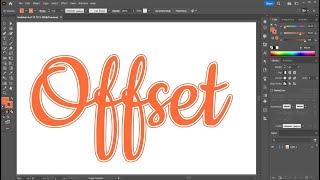 How to Create an Offset Path on Text in Adobe Illustrator