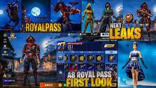 NEW Up Coming Royal Pass A8 Full Look  | 1 To 100 Rp All Rewards | AWM & DBS Skin | PUBGM/BGMI