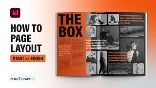 How to Page Layout Design in Adobe InDesign CC 2022 | Magazine Design Tutorials