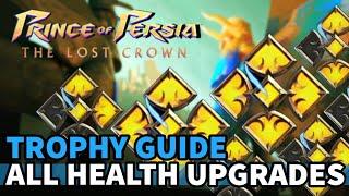 All Health Upgrades (Soma Tree Petals & Flowers) - Prince of Persia The Lost Crown Trophy Guide