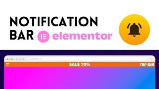 How to Add Notification in Elementor 2022 | WordPress Tutorial 2022