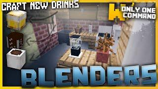 Minecraft - Blenders with only two command blocks | Make smoothies, beers, milkshakes and more!