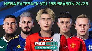 MEGA FACEPACK VOL.158 SEASON 24/25 - PES 2021 SMOKEPATCH & INFERNO PATCH