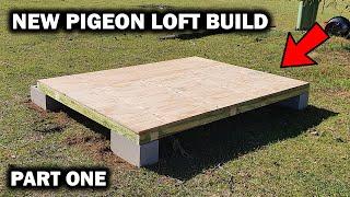 NEW RACING PIGEON LOFT BUILD - Pt One