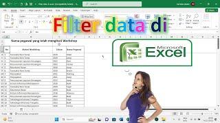 filter data in Excel