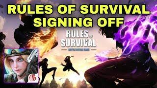 GOODBYE RULES OF SURVIVAL ! PERMANENT DELETED !