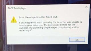 How to Solve Game Injection Has Timed Out | GTA 5 | Error | MR.WINGS